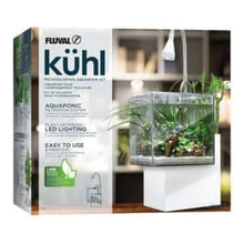 Load image into Gallery viewer, Aquarium équipé Fluval Kühl pour l’aménagement miniature et aquaponie, 8 L (2,1 gal US), blanc