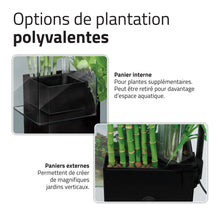 Load image into Gallery viewer, Aquarium équipé Fluval Kühl pour l’aménagement miniature et aquaponie, 8 L (2,1 gal US), noir