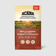 Load image into Gallery viewer, ACANA Chien Simple Recette De BŒUF Avec CITROUILLE