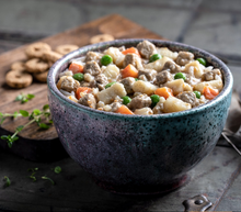 Load image into Gallery viewer, Canned dog FROMMBALAYA - STEW OF TURKEY, VEGETABLES AND RICE