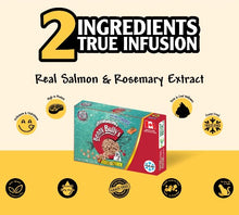 Load image into Gallery viewer, Benny Bully's Gâteries pour chat - Smart Packs Mini - Extrait de saumon et de romarin plus 18 gr