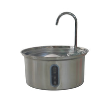 Load image into Gallery viewer, Bud'z Fontaine Aquabüdz pour animaux domestiques - 3.2 Litres - Acier inoxydable