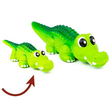 Load image into Gallery viewer, Bud'z Jouet en latex avec "Squeaker" pour chien - Alligator - Vert