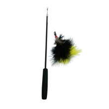 Load image into Gallery viewer, Bud'z Jouet pour chat - Canne à pêche télescopique et jouet plumes - 165 cm