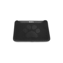 Load image into Gallery viewer, Bud'z Tapis à litière à double couche - Motif de pattes - Noir