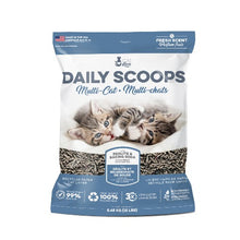 Load image into Gallery viewer, Litière de papier recyclé Daily Scoops Cat Love Multi-chats, parfumée