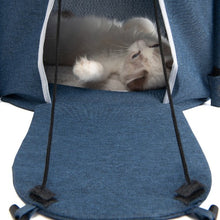 Load image into Gallery viewer, Château Vesper, bleu, Diam. 48 cm (19 po) x H. 83 cm (33 po)