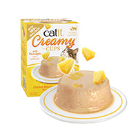 Load image into Gallery viewer, Mousse Catit Creamy Cups, Poulet avec ananas, 4 x 25g