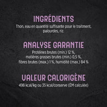 Load image into Gallery viewer, Conserve pour chat Nutrience Trattoria 70 gr - Effiloché aux thon avec palourdes