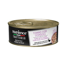 Load image into Gallery viewer, Conserve pour chat Nutrience Trattoria 70 gr - Effiloché aux thon avec palourdes
