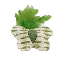 Load image into Gallery viewer, Define Planet Jouet pour chat - Papillon de plumes sur paille