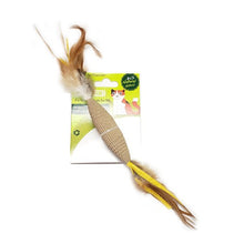 Load image into Gallery viewer, Define Planet Jouet pour chat - Rouleau de carton à double plume