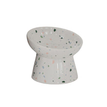 Load image into Gallery viewer, Dexypaws Bol surélevé en céramique pour chat 8.8 oz - Terrazzo