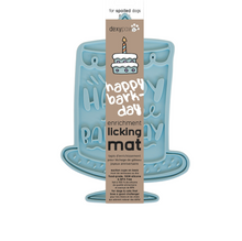 Load image into Gallery viewer, Dexypaws Tapis De Léchage Stimulant En Forme De Gâteau De Fête, Bleu