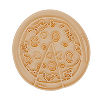 Load image into Gallery viewer, Dexypaws Tapis De Léchage Stimulant En Forme De Pizza, Jaune