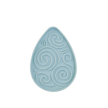 Load image into Gallery viewer, Dexypaws Tapis de léchage stimulant - Forme de goûte de rosée - Bleu ciel