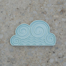 Load image into Gallery viewer, Dexypaws Tapis de léchage stimulant - Forme de nuage - Bleu ciel