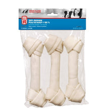 Load image into Gallery viewer, Os noués Dogit en peau de bœuf naturelle