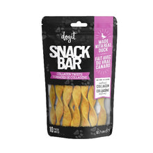 Load image into Gallery viewer, Dogit Gâteries Snack Bar - Torsades de collagène au canard - 12,7 cm - Paquet de 10