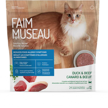 Load image into Gallery viewer, Raw food for cat Faim Museau - Duck and beef