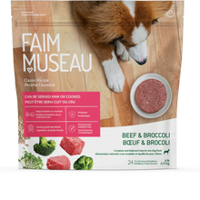 Load image into Gallery viewer, Nourriture crue pour chien Faim Museau - Bœuf & Brocoli
