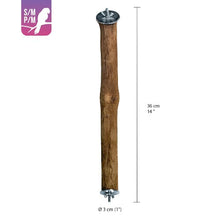 Load image into Gallery viewer, Perchoir de coin HARI en rotin, L. 36 cm (14 po), diam. 3 cm (1 po)