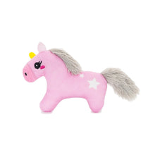Load image into Gallery viewer, Hugsmart "Meow Buddies" Jouet avec cachette à gâteries pour Chat - Duo licorne & arc-en-ciel