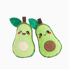 Load image into Gallery viewer, Hugsmart "Meow Buddies" Jouet en peluche avec herbe à chat - Duo d'avocat