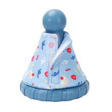 Load image into Gallery viewer, Hugsmart "Yappy Birthday" Jouet en caoutchouc & tissu craquant pour chien - Chapeau - Bleu