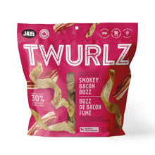 Load image into Gallery viewer, Jay's Twurlz, Peaux de porc séchées à l'air pour chien - Bacon fumé