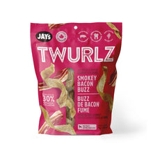 Load image into Gallery viewer, Jay's Twurlz, Peaux de porc séchées à l'air pour chien - Bacon fumé