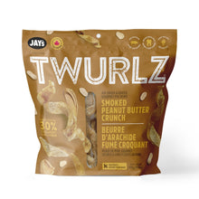 Load image into Gallery viewer, Jay's Twurlz, Peaux de porc séchées à l'air pour chien - Beurre d'arachides fumé