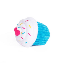 Load image into Gallery viewer, Jouet pour chien peluche Zippy Paws, Cupcake bleu