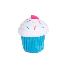 Load image into Gallery viewer, Jouet pour chien peluche Zippy Paws, Cupcake bleu