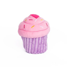 Load image into Gallery viewer, Jouet pour chien peluche Zippy Paws, Cupcake rose