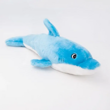 Load image into Gallery viewer, Jouet pour chien peluche Zippy Paws, dauphin 20 pouces