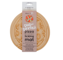 Load image into Gallery viewer, Dexypaws Tapis De Léchage Stimulant En Forme De Pizza, Jaune