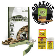 Load image into Gallery viewer, Coupe griffe pour chien de 20 lbs et plus, poudre styptique topique, gâterie + CADEAU
