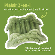 Load image into Gallery viewer, Living World Cachette comestible - Pont en arc - Verte - 165 gr (5,8 oz)