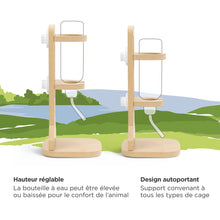 Load image into Gallery viewer, Living World Support en bois SPLASH pour bouteille à eau - 14 x 12 x 28 cm