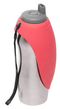 Load image into Gallery viewer, Messy Mutts Abreuvoir de voyage en acier inoxydable, Pastèque
