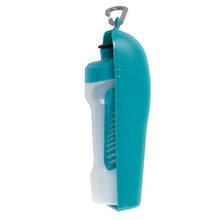 Load image into Gallery viewer, Messy Mutts Bouteille d'eau de voyage compressible avec bol amovible, Bleue