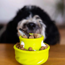 Load image into Gallery viewer, Messy Mutts Jouet pour chien ''Totally Pooched, Puzzle'n Play'', Vert