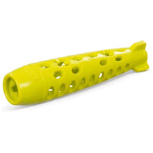 Load image into Gallery viewer, Messy Mutts ''Totally Pooched, Stuff N'chew'' Jouet fusée pour chien, Vert