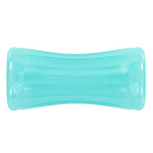 Load image into Gallery viewer, Messy Mutts "Totally Pooched, Stuff 'n Shake Barrel" Jouet en caoutchouc pour chien, Bleu