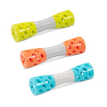 Load image into Gallery viewer, Messy Mutts ''Totally Pooched, Toss'n Hourglass'' Jouet sablier pour chien, Bleu