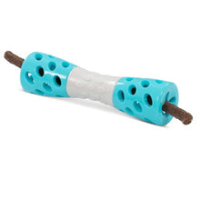 Load image into Gallery viewer, Messy Mutts ''Totally Pooched, Toss'n Hourglass'' Jouet sablier pour chien, Bleu