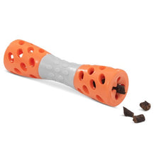 Load image into Gallery viewer, Messy Mutts ''Totally Pooched, Toss'n Hourglass'' Jouet sablier pour chien, Orange
