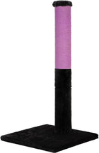 Load image into Gallery viewer, Noba Evolution - 4 en 1 Griffoir Évolutif - Fausse fourrure noire / Corde mauve