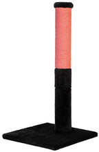 Load image into Gallery viewer, Noba Evolution - 4 en 1 Griffoir Évolutif - Fausse fourrure noire / Corde rose